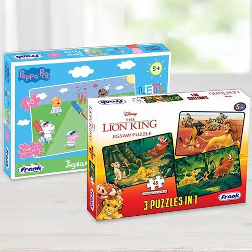 Wonderful Frank Disney The Lion King N Peppa Pig Puzzles Set