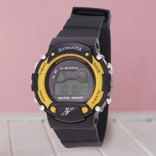 Lovely Sonata Super Fibre Digital Mens Watch