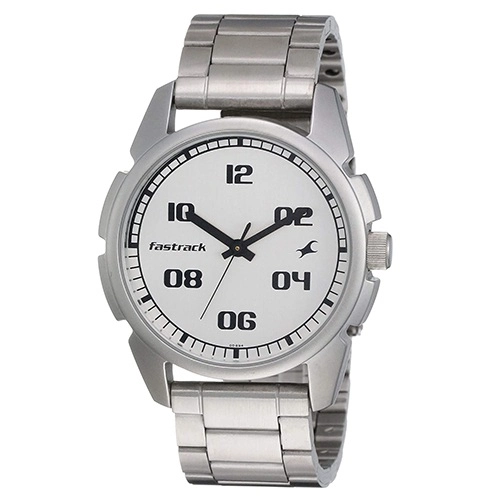 Impressive Fastrack Casual Silver Dial Watch for Men