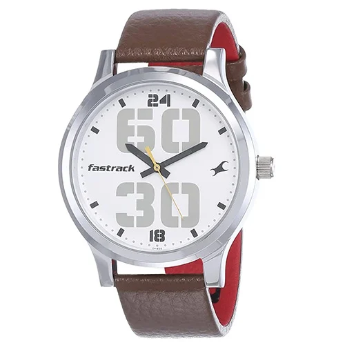 Exclusive Fastrack Bold Analog White Dial Mens Watch