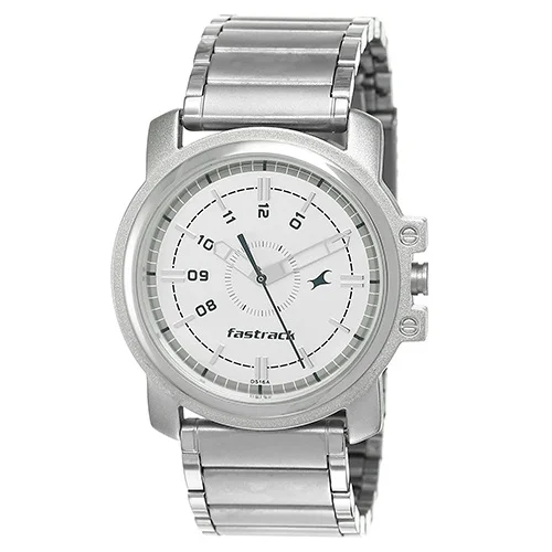 Outstanding Fastrack Economy Analog White Dial Gents Watch
