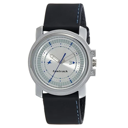 Fantastic Fastrack Silver Dial Mens Analog Watch