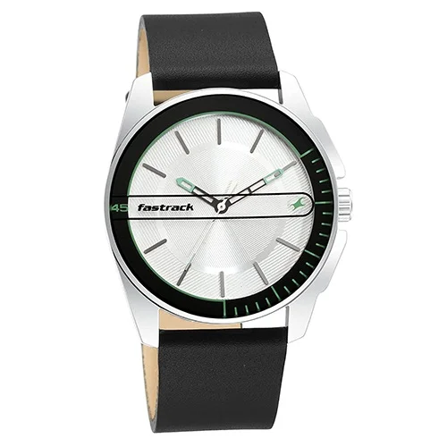 Fabulous Fastrack Analog Silver Dial Mens Watch