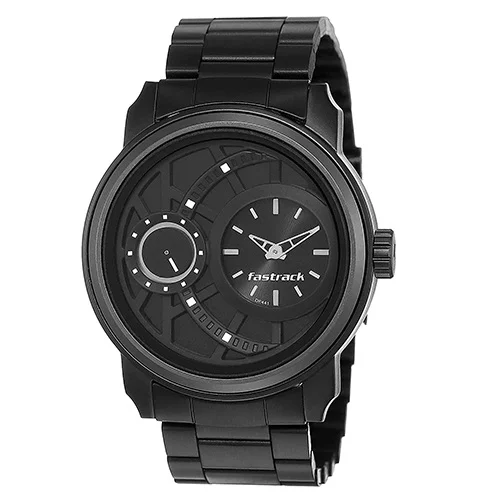 Trendsetting Fastrack Black Dial Mens Analog Watch