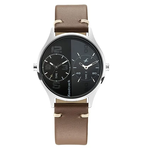 Outstanding Fastrack Tripster Analog Leather Watch for Men