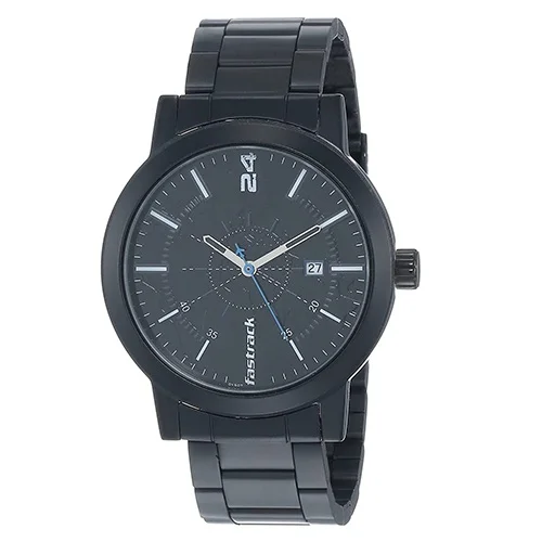 Superb Fastrack Tripster Analog Black Dial Waterproof Mens Watch