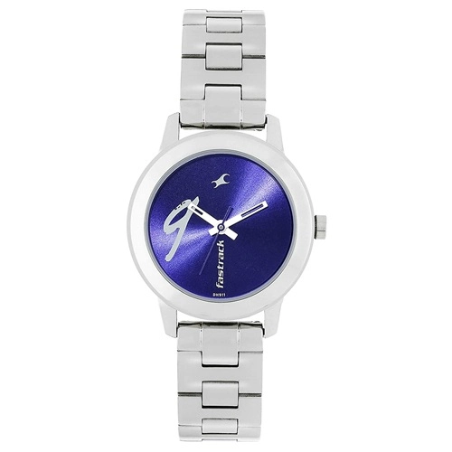 Fancy Fastrack Tropical Waters Blue Dial Watch for Ladies
