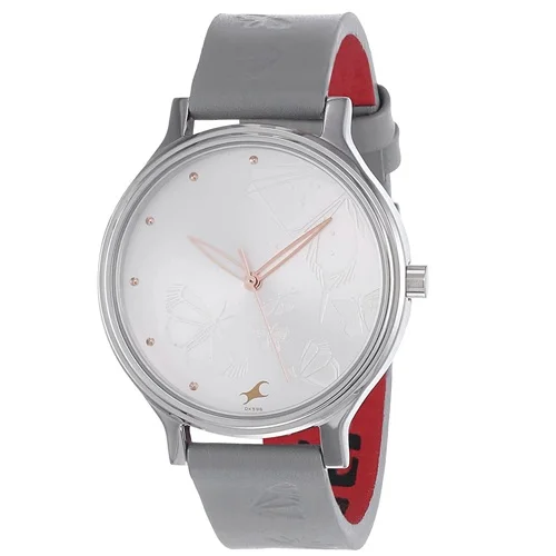 Fantastic Fastrack Silver Dial Ladies Watch