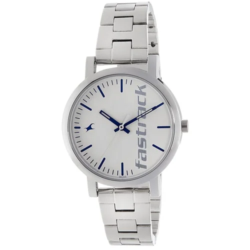 Smart Looking Fastrack Fundamentals Analog White Dial Womens Watch