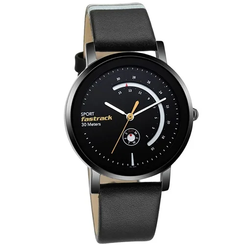 Classy Fastrack Analog Black Dial Watch for Women