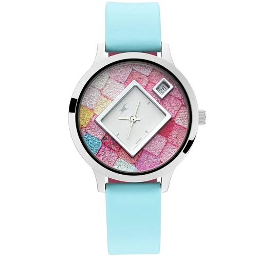 Dashing Fastrack x Fit Out Blue Dial Waterproof Womens Watch