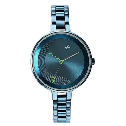 Lovely Fastrack Stunners Blue Dial Ladies Analog Watch