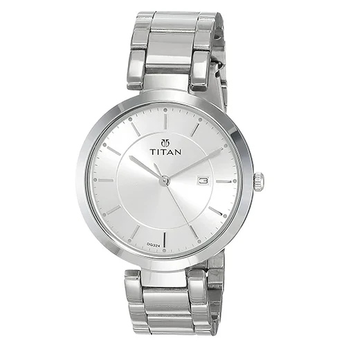 Exclusive Titan Workwear Womens Watch with Silver Dial