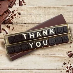 Mouth Watering Thank You Homemade Chocolate