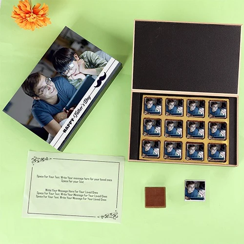 Scrumptious Fathers Day Personalize Chocolate Box