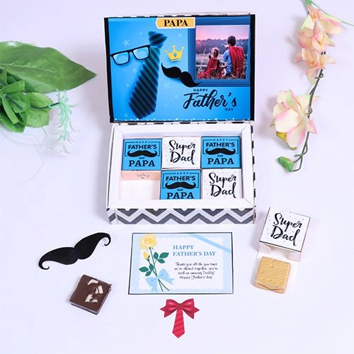 Ultimate Personalized Fathers Day Choco Gift Box