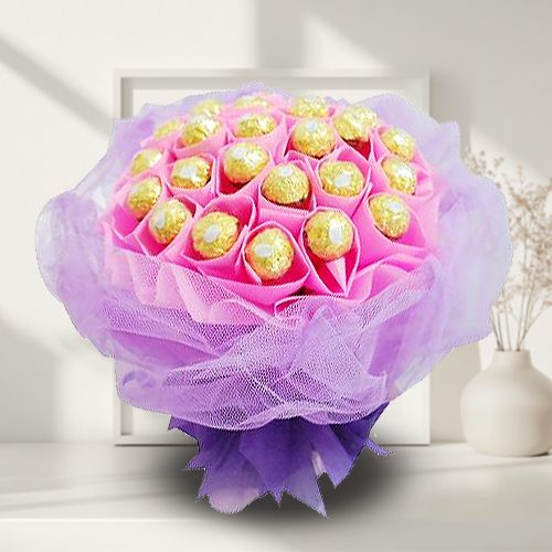 Marvelous Bouquet of Ferrero Rocher Chocolates