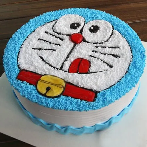 Appetizing Doremon Cake for Kiddos