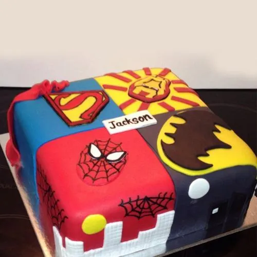 Remarkable Super Hero Cake for Little Prince