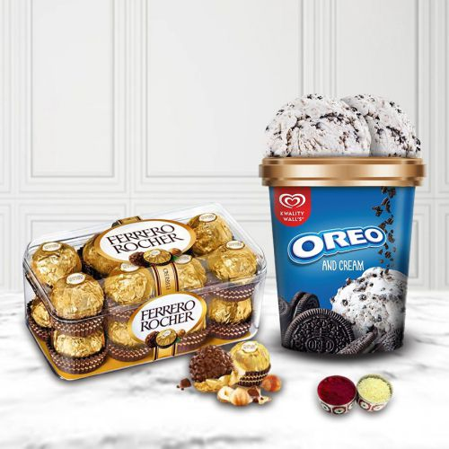 Delectable Kwality Walls Oreo Ice Cream n Ferrero Rocher