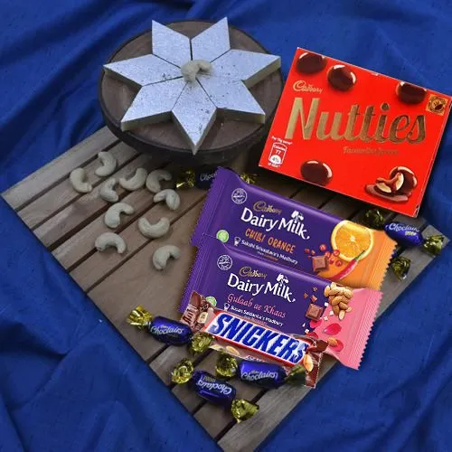 Amazing Gift of Haldiram Sweets n Cadbury Assortments