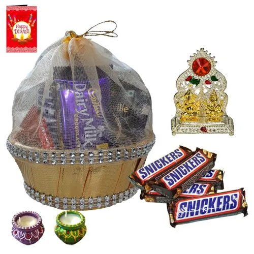 Chocolaty Bash with Diya n Mandap Decor for Diwali