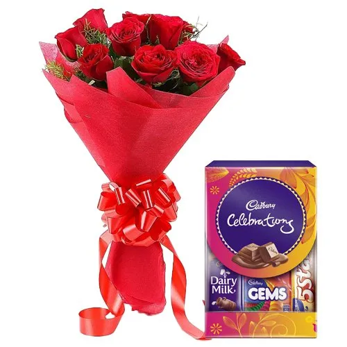 Winsome Ensemble of Blooms and Sweetmeats