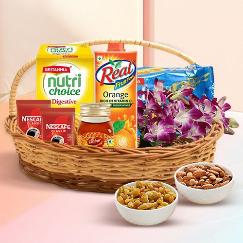 Send Gift Basket of Assorted Healthy Gourmets