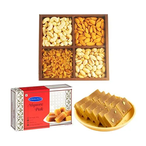 Sri Krishna Sweets Mysurpa with Assorted Dry Fruits