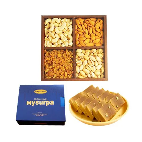 Sri Krishna Sweets Mysurpa with Mixed Dry Fruits