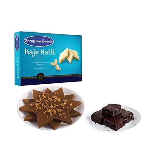 Sri Krishna Sweets Karupatti Katli and Browine