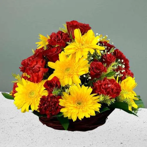 Summer Meadow Flowering Basket