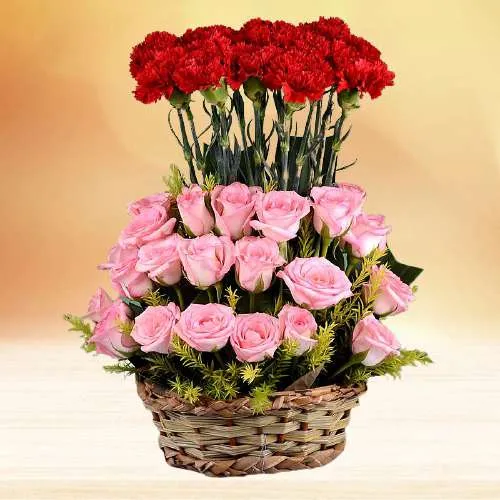 Beautiful Mixed Blooms Basket