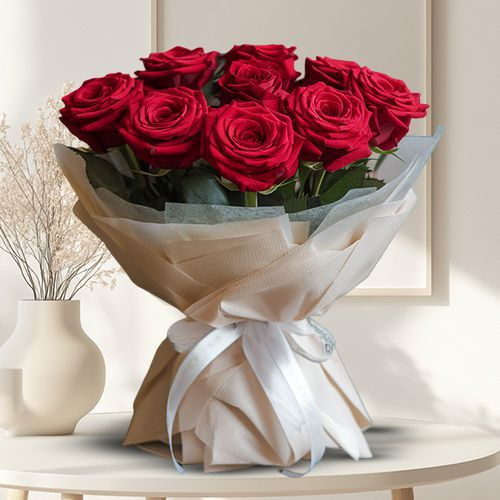 Mesmerizing Bouquet of Red Roses