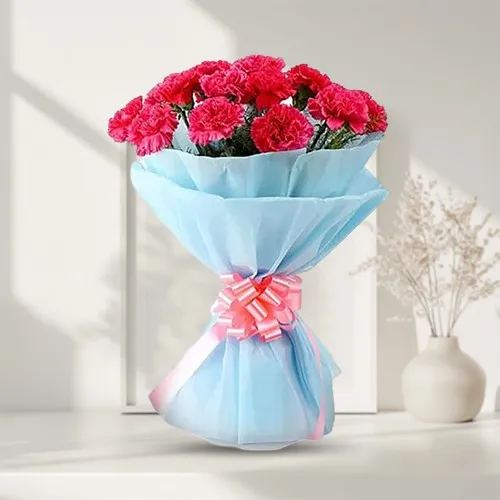 Cherished Bundle of Pink Carnations