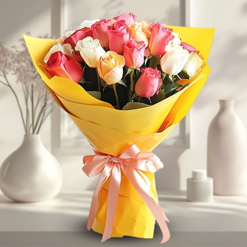 Eternal Ecstasy Mixed Roses Premium Bouquet