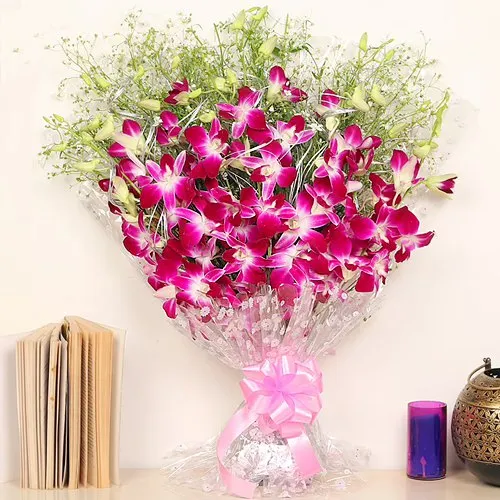 Joyful Paradise Orchid Stems Arrangement
