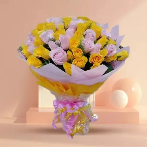 Luminous Flowers Bunch for 25th Anniversary Celebration