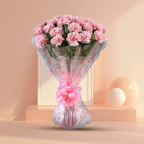 Shop for this fresh Bouquet of Carnations in Pink shade