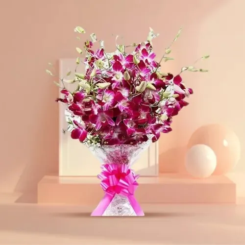 Enchanting Bouquet of Orchid Stems