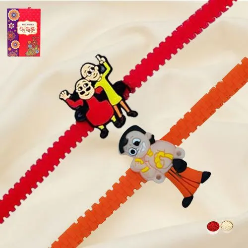Remarkable Chota Bheem with Motu Patlu Rakhi