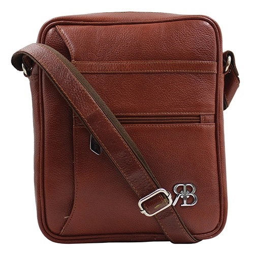 Stellar Cross Pocket Leather Sling for Men