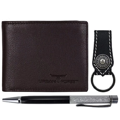 Fantastic Urban Forest Mens Wallet with Keyring N Pen Combo