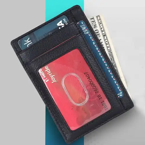 Trendy Leather RFID Protected Bi Fold Wallet