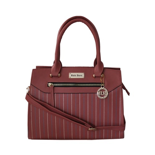 Charming Stripe Design Shoulder Bag for Women