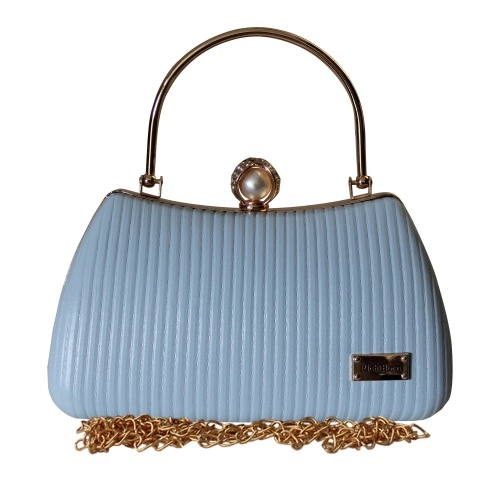 Gorgeous Striped Design Smart Party Purse for Women