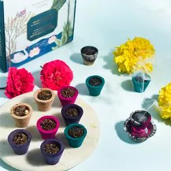Spiritual Bliss  Sambrani Cups with Plate