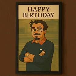 Ghibli Style - Photo Frame for Birthday