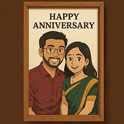 Ghibli Style - Photo Frame for Anniversary