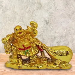 Exclusive Feng Shui Laughing Buddha With Potli